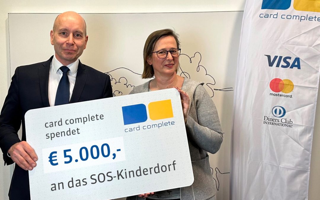 card complete unterstützt SOS-Kinderdorf